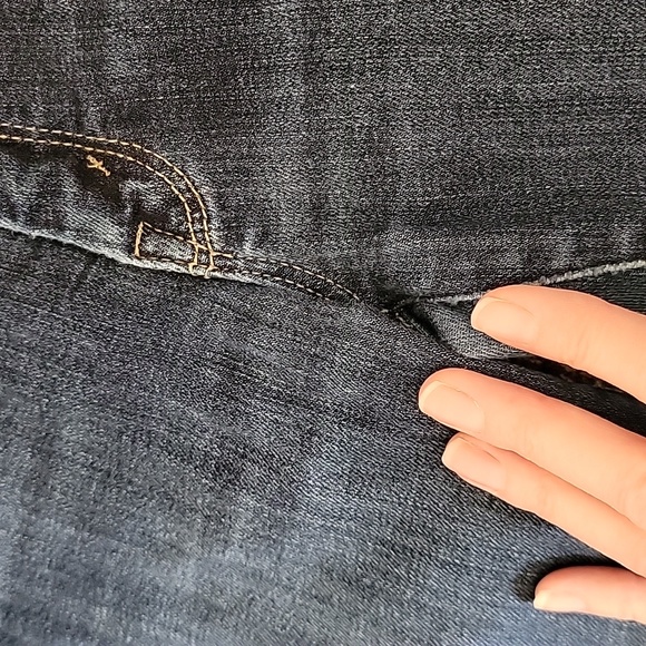 MOTHER Women's Jeans Here Kitty Kitty Raw Hem Skinny Low Rise Size 30 - Picture 3 of 13